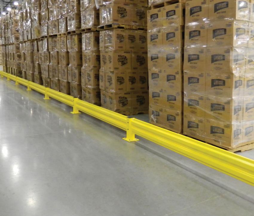 Warehouse Separation Guardrail Ideal when you need a sturdy barrier between processes. Separate, define, and control important areas in your warehouse with Cogan guardrail.