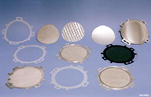 Structured plates with applied gaskets