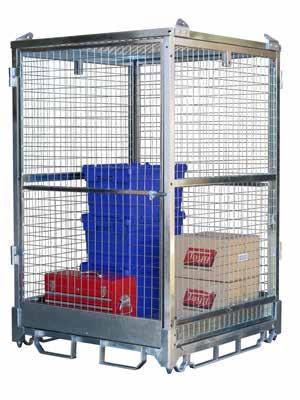 The special base design allows this unit to be stored on pallet racking with our world first positive