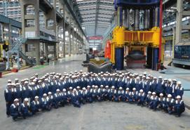 OUR STRENGTH India's Largest Integrated Steel-making and Forging Facility Our steel making and forging facility at Hazira, Gujarat is India's largest integrated