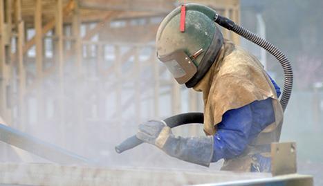 Industrial Sandblasting Perceived to be inexpensive to operate and only uses compressed air and reusable media Air use depends on pressure, nozzle