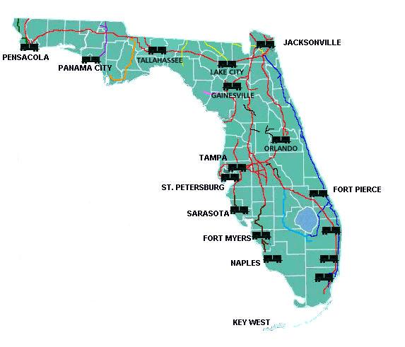 Appendix C Railroads in Florida Source: