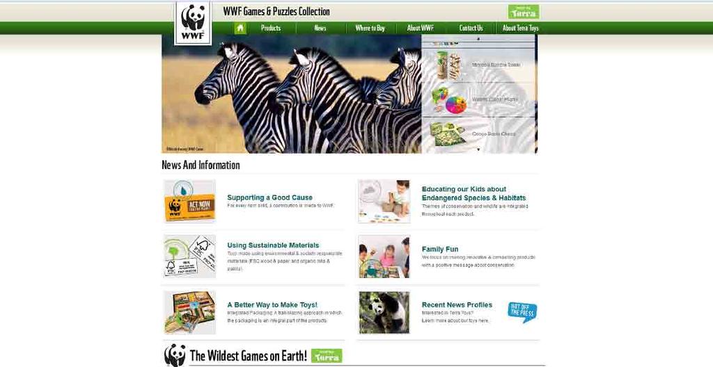 About Terra Toys WWF GAMES & PUZZLES Terra Toys was established by toy company Merchant Ambassador (Holdings) Ltd.