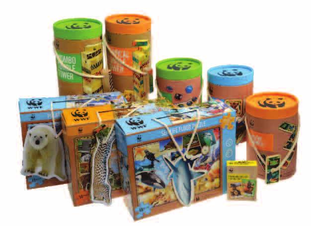MEDIA RELEASE: November 2013 Conserving Classical Games Fun the Eco Way WWF GAMES & PUZZLES This range of wooden games and cardboard puzzles promote the World Wildlife Fund for Nature (WWF) cause and