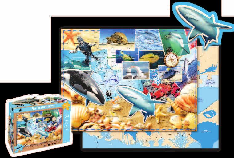 Information on the species is featured on the reverse size of the puzzle pieces for an added learning opportunity.