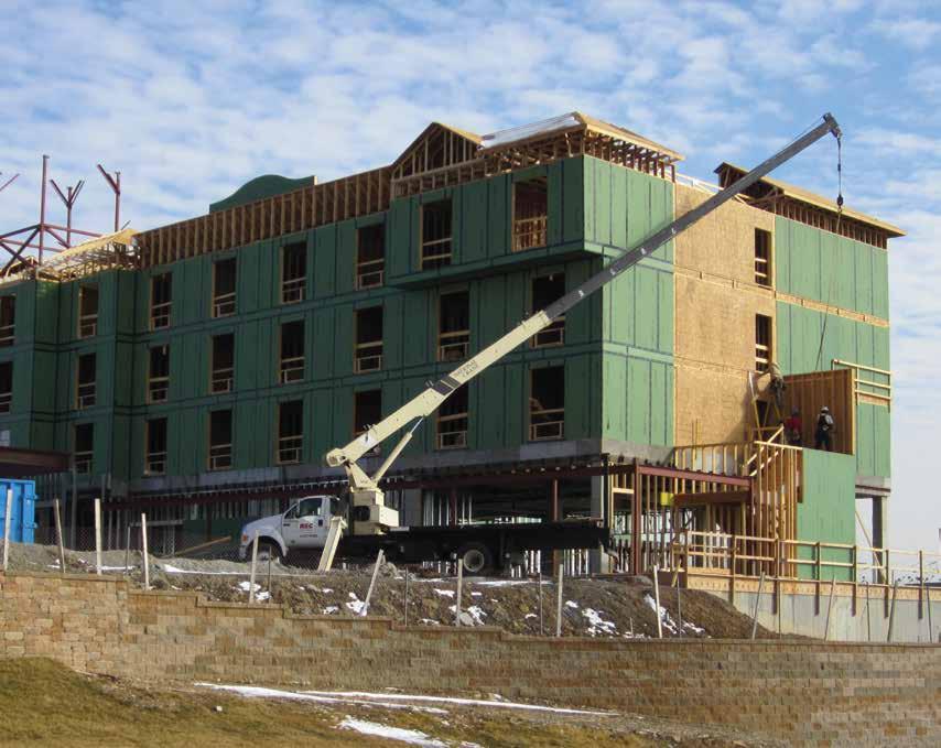 sheathing & tape Hospitality Above: Courtyard by Marriott/Convention