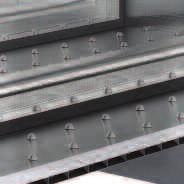 Loadbearing aluminium divisions - deck 2mm plate Profile wrap system 60