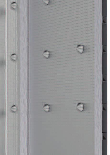 Loadbearing aluminium divisions - bulkhead 2mm plate Profile wrap system 60 minute