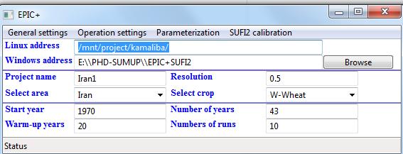 EPIC: Crop yield simulator EPIC is originally a site-based model Objective1: Extending its application from site-based to large scales using a user-friendly