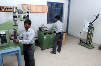 labs which are equipped with Universal testing machine like Charpy & Izod impact tester, Brinell hardness