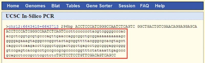. E-2. To assess the specificity of the selected primer sequences: (1) Select the appropriate species and the latest genome assembly using the Genome and Assembly dropdown menus (highlighted in red).