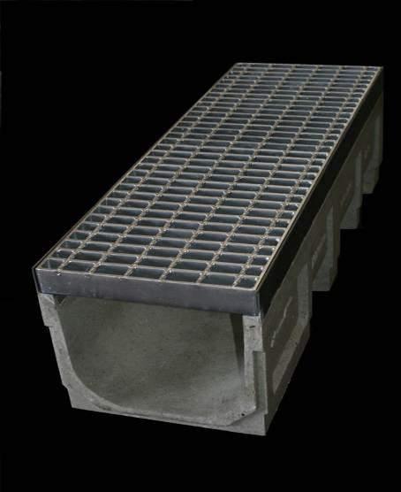 9 Galvanised Edged Channel and Grate Styles Transverse style grating is one of the most commonly used grates in the market.