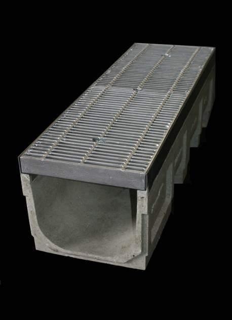 This grate is also highly used in areas of landscaping where leaves and small debris can be caught prior to entering the channel system.