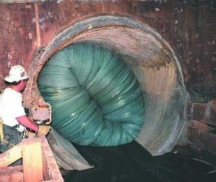 Trenchless Technologies Cured-In-Place-Pipe (CIPP) May be installed to reduce infiltration/exfiltration