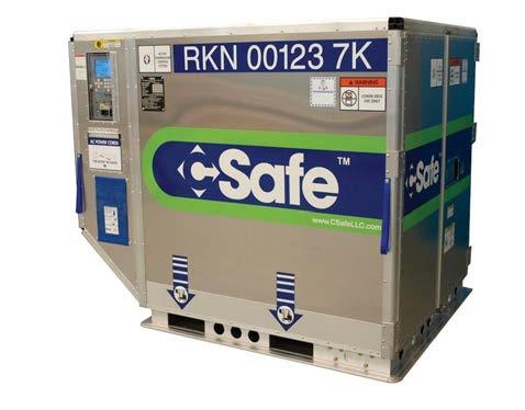 Packaging Active Containers C-Safe (Accutemp) Growing in our region Envirotainer Well