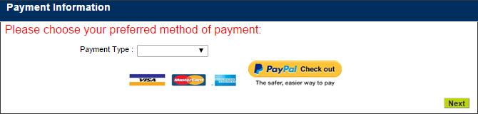 New Customer Orders Customers will now be asked to select their preferred payment method.