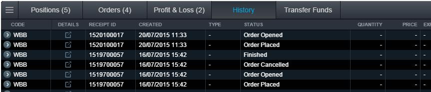 3 Profit & loss View nd edit the quntity nd verge entry price of ll holdings nd see rel-time profit