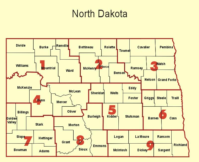 Appendix II 1 Northwest 2 North Central 3 Northeast 4 West Central 5 Central 6 East Central 7 Southwest 8 South Central 9 Southeast