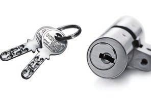 Kaba Padlock Systems Kaba 20 The engineering excellence of the Kaba 20 cylinder is combined with the strong milled Kaba key, which is easy to use as it can enter the cylinder either way.