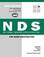 Engineered Wood Design 2008 SDPWS