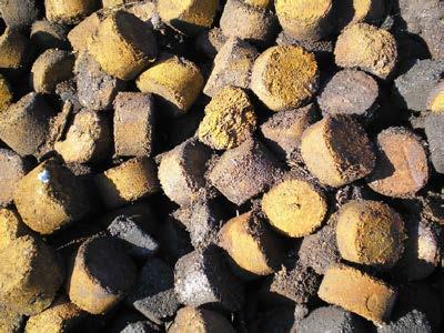 free of excessive oil, nonferrous metals, and scale. Compressed into a high-density briquette shape.