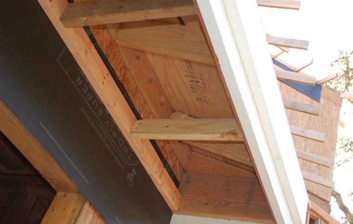 There also are risks associated with the most common type of eave, known as open (or exposed) eave construction, which does not have vents.