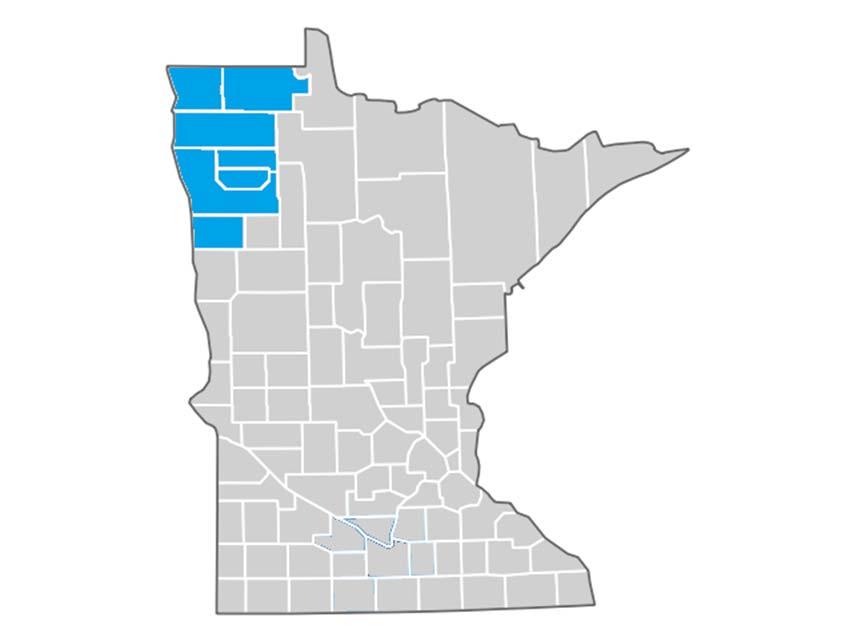 STUDY BACKGROUND AND OVERVIEW NORTHWEST REGION Minnesota s regions differ in size, social, and economic characteristics, history, and geography.