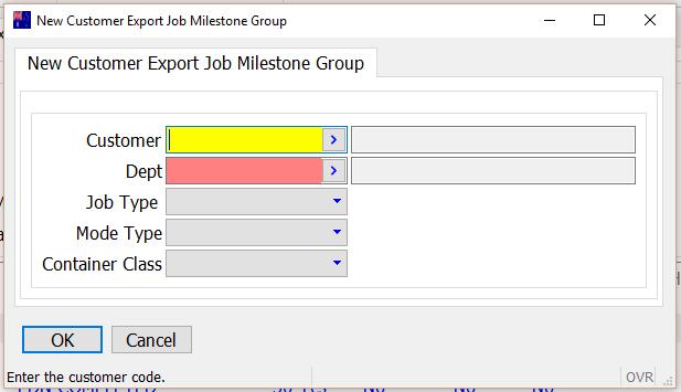 This option will revise the job milestones for all jobs that match the job profile of the currently displayed set of milestones for this customer.