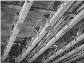 Trusses Gypsum Board Trusses are floor and roof framing members comprised of light-frame materials (2 x 4 and 2 x 6) typically joined together with metal connector plates The trusses must be