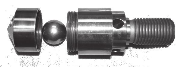 BALL CHECK VALVE Ball check assemblies are constructed of a body, ball and retainer pin or cap.