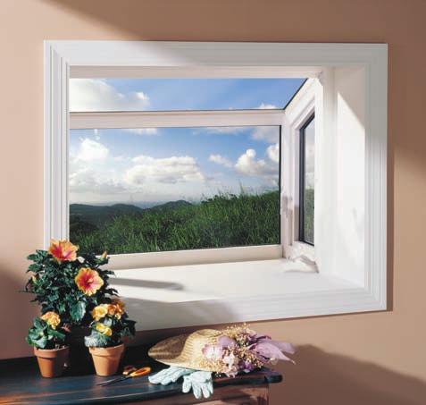 Bow windows come in a variety of styles, ranging from 3 to 5 Lites (all equal in size).