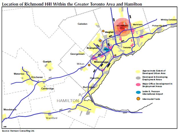 2 Base Analysis While Richmond Hill s strategic location in the GTA is a competitive advantage for the community, this is a fact shared with many communities across the GTA.