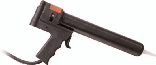 The 500M manual squeeze grip gun provides control of bead or shot dispensing.