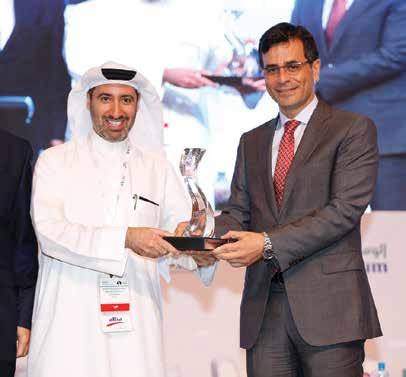 E Shaikh Daij Bin Salman Bin Daij Al Khalifa, Chairman, Alba at Arabal Conference recently, held in Bahrain.
