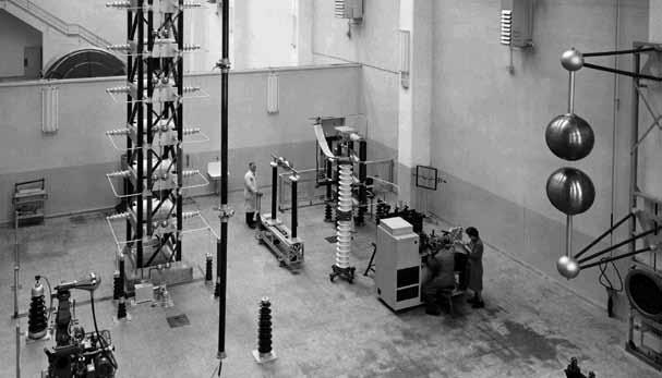 A long tradition of research and development In the 1920s, the transformer plant systematically expands its research and development capacities, adding the most modern equipment.