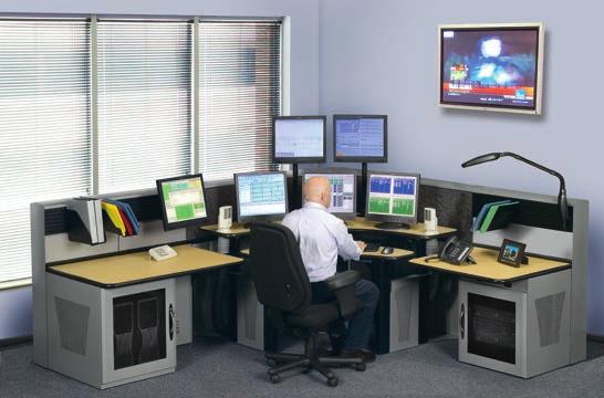Command & Control Furniture Call Center and Dispatch Profile s ergonomic workstation design is specifically constructed to withstand the rigors