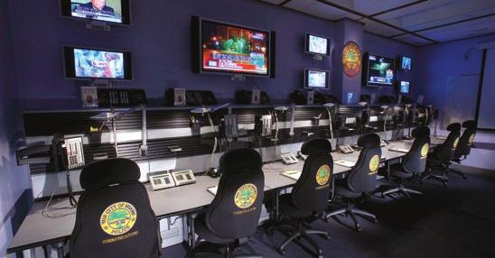 command and monitoring stations, control rooms and transportation management centers.