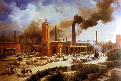 Industrial Revolution Machinery made farming, work, etc.