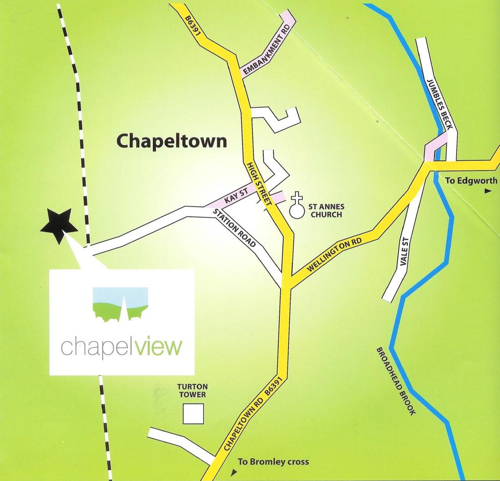 Your route to a home with extraordinary flair From Bolton travel on the A676 before turning left and following signs for B6391 Chapeltown.