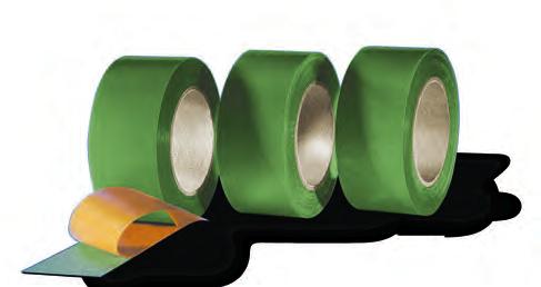 This provides an additional air tight seal for the joint, because the joint sealing tapes expand to fill the uneven surface of the floor slab.
