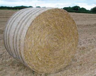 The simple net wrap system allows the net to extend past the edge of the bale. The 1.