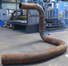 sections 4 x bending 8 x weld seams No weld seams 10 x pipe ends processing 2 x