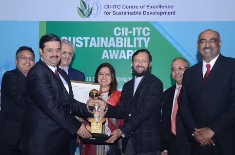 Mines recognized by CII Triveni Institute for Excellence in Water