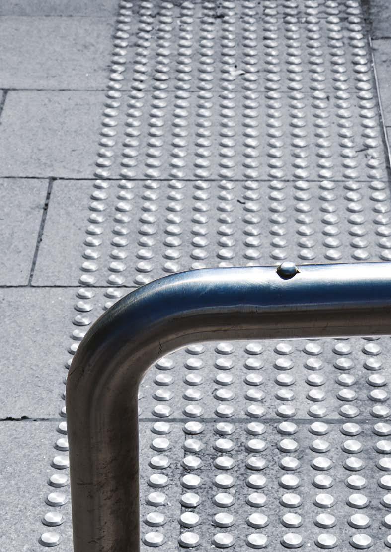 STAINLESS STEEL HANDRAIL TACTILE INDICATORS SUBSTRATE Masonry / Timber DTAC Handrail Tactile Indicators (HRTI s) combine a high quality product that assists the visually impaired