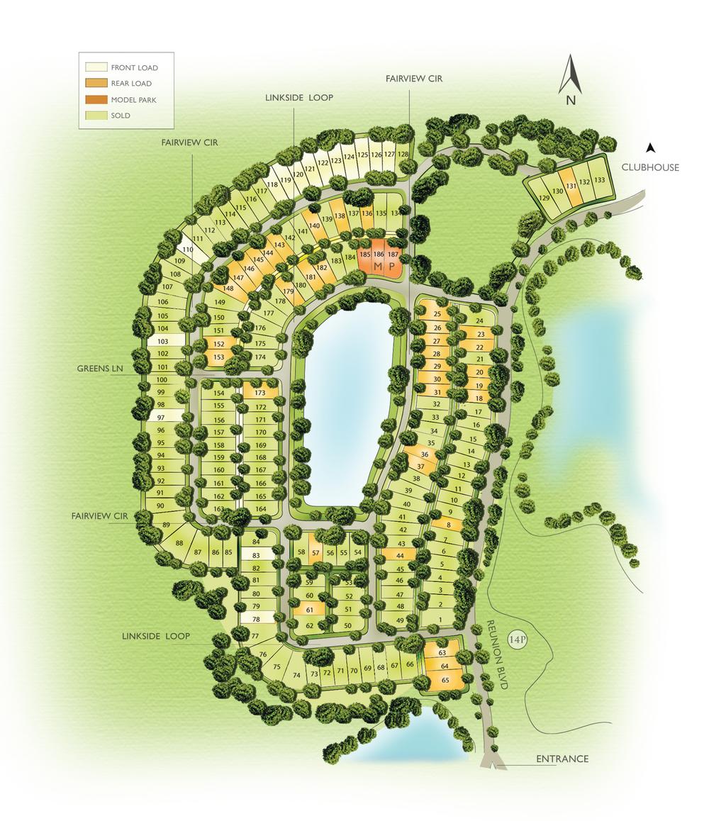 SITEMAP Patriots Landing at Reunion Resort and Club April, 2015 This plan is based on current development plans which are