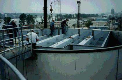 Tank Bottom Coatings Insulating Systems Grit Blasting/Water