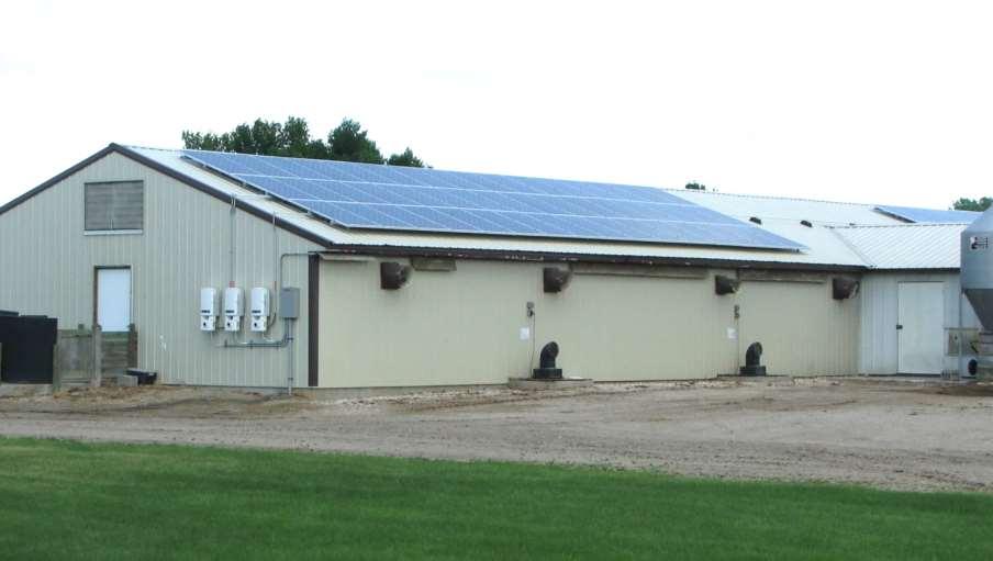 WCROC 27 kw Solar PV System on Swine Finishing Facility