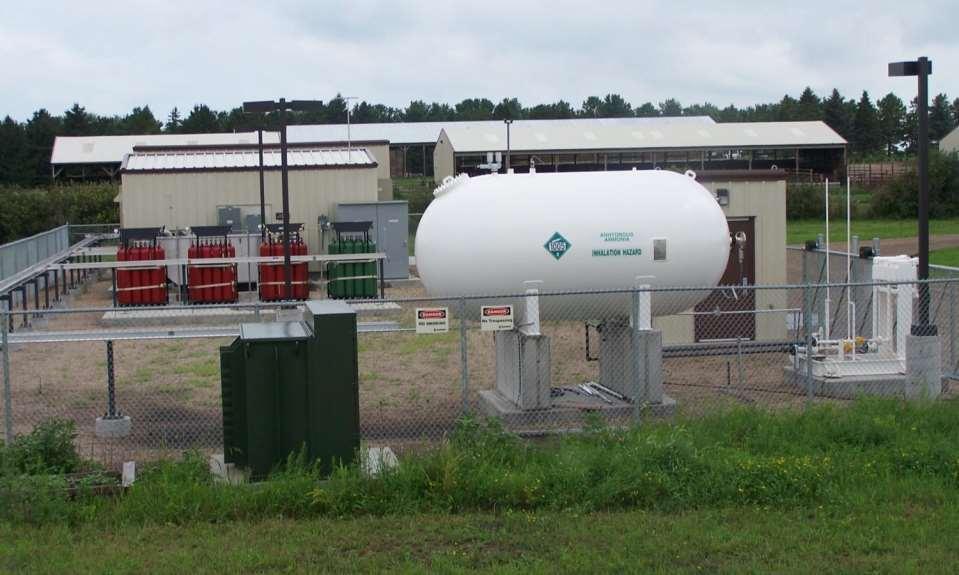 Renewable Hydrogen and Ammonia Pilot Plant Hydrogen Storage Tanks Hydrogen, Nitrogen, and Ammonia Production Buildings Nitrogen