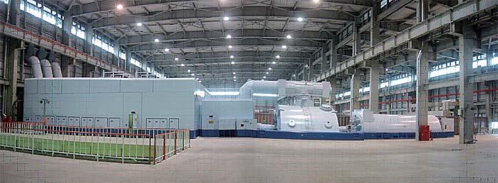 Fig. 5 Unit No. 1, Kawasaki Thermal Power Station The first machine of the M701G2 gas turbine is installed in Unit No. 1, Kawasaki Thermal Power Station of Tokyo Electric Power Co.
