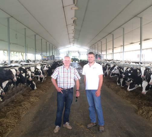 Gert-Jan van den Bosch CRV IN CANADA Jan Lok and Pieter Schuurmans at a farm In September, two members of the IBD team visited CRV Canada to join CRV agent Pieter Schuurmans on the Outdoor Farm Show